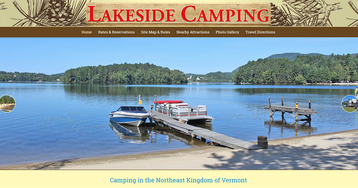 Lakeside Camping :: Camping in Vermont's Northeast Kingdom